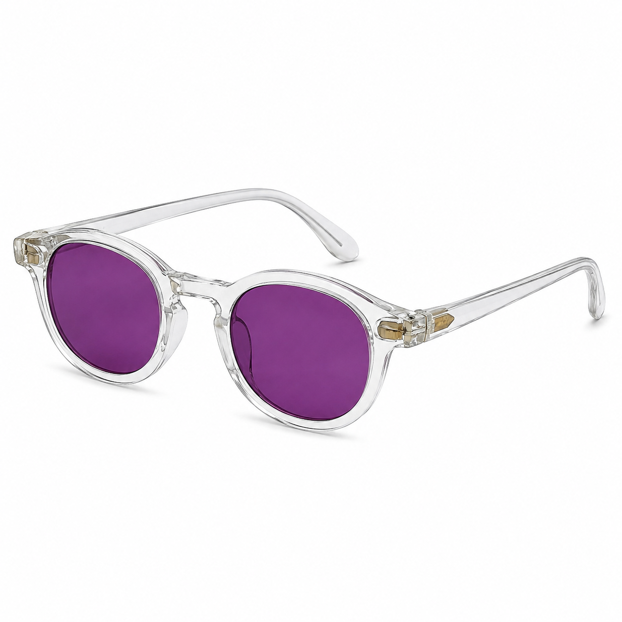 Purple tinted transparent frame