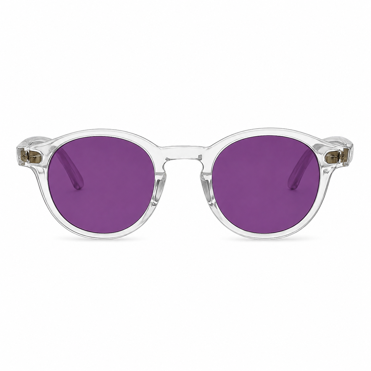 Purple tinted transparent frame